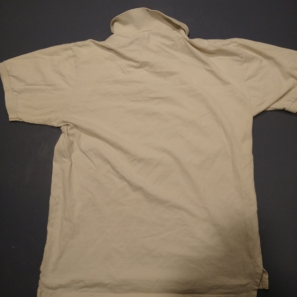 '90s vintage LL Bean polo M white USA made measurement Good condition ridley tur - Picture 6 of 6